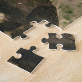 Retro Afrikaanse Leeuw Scenerie Legpuzzel (Zijkant)