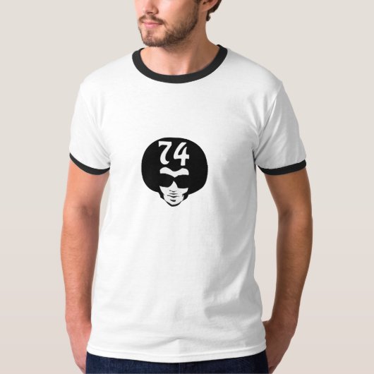 Retro Afro 74 T-shirt (Voorkant)