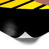 RETRO AFRO QUEEN - AFRO AMERIKAANSE QUEEN PERFECT POSTER (Hoek)