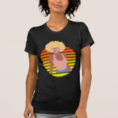 RETRO AFRO QUEEN - AFRO AMERIKAANSE QUEEN T-SHIRT (Voorkant)