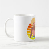 RETRO AFROQUEEN - AFRO AMERIKAANSE QUEEN KOFFIEMOK (Links)