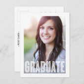 RETRO-AFSTUDEERDER 2 | UITNODIGING TOT AFSTUDEREN (Voorkant / Achterkant)