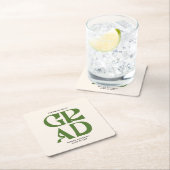 Retro-Afstudeerder Kartonnen Onderzetters (Insitu)