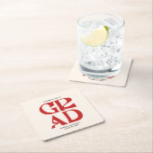 Retro-Afstudeerder Kartonnen Onderzetters (Insitu)