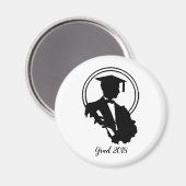 Retro-Afstudeerder Magneet (Voorkant / Achterkant)