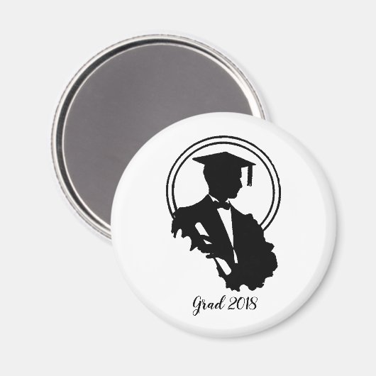 Retro-Afstudeerder Magneet (Voorkant / Achterkant)