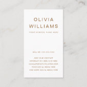 Retro afstudeerder student afstuderen netwerkfoto visitekaartje (Achterkant)