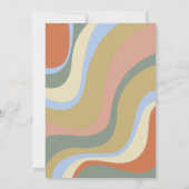 Retro Afstudeerder Vibes alleen afstudeerfeest Kaart (Achterkant)