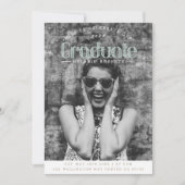  retro afstudeerfeest | Foto Kaart (Voorkant)