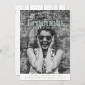  retro afstudeerfeest | Foto Kaart (Voorkant / Achterkant)