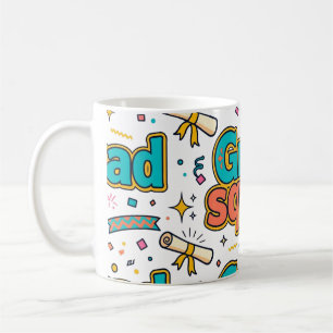 Retro afstudeermuts geschenk voor afstudeerclub koffiemok