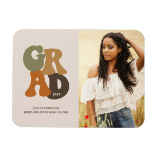 Retro Afstuderen  aankondiging Afstudeerder 1970 Magneet