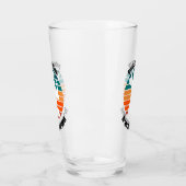 Retro Afstuderen Afstuderen Jumping voor Joy Rainb Glas (Links)