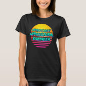 Retro Agricultural Engineer Proces T-shirt (Voorkant)