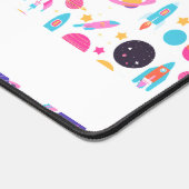 Retro AI-gegenereerde ruimte Bureaumat (Hoek)