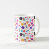 Retro AI gegenereerde ruimte Mok (Voorkant rechts)