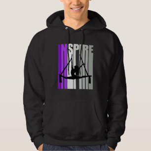 Retro Air Yoga Meisje Air Yogas Inspireren Inspire Hoodie