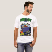 Retro Airboy Comics T-shirt (Voorkant volledig)