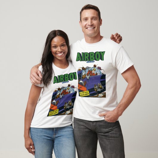 Retro Airboy Comics T-shirt (Unisex)