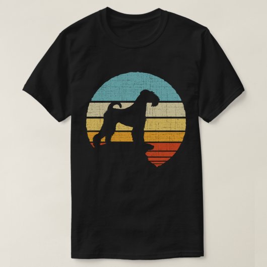 Retro  Airedale Terriër Hondeneigenaar Lover T-shirt (Design voorkant)