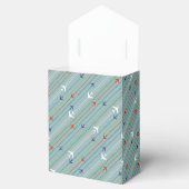 Retro Airplane Pattern-model voor draagtas Bedankdoosjes (Geopend)