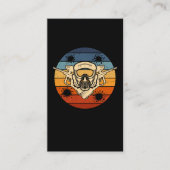 Retro Airsoft Match Paintball Player Visitekaartje (Voorkant)