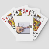 Retro akoestische 12-snarige gitaar pokerkaarten (Achterkant)