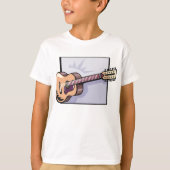 Retro akoestische 12-snarige gitaar t-shirt (Voorkant)