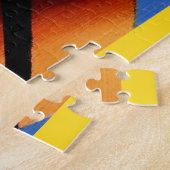 Retro Akron Ohio 20x30 Legpuzzel (Zijkant)
