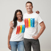 Retro Akron Ohio Skyline T-shirt (Unisex)