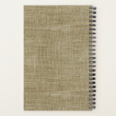 Retro Alabama Bridge Stamp Gepersonaliseerd Recept Notitieboek (Achterkant)