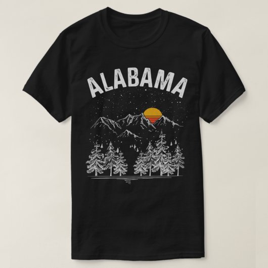  Retro Alabama State TShirt (Design voorkant)