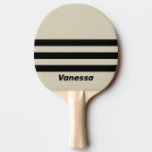 Retro Alabaster Three Across Striping with Name Tafeltennisbatje (Achterkant)