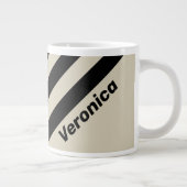 Retro Alabaster Three Stripes with Name Grote Koffiekop (Rechts)