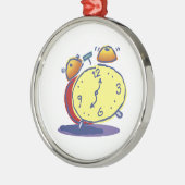 Retro Alarm Clock Ornament (Links)