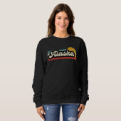 Retro Alask State 70s Groovy AK Trui (Voorkant volledig)