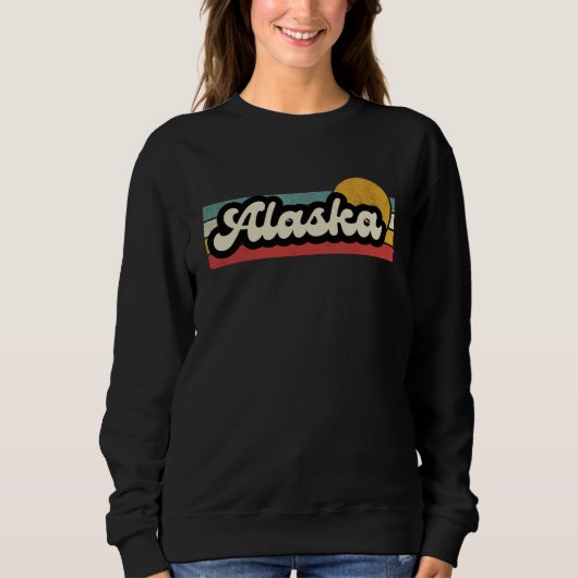 Retro Alask State 70s Groovy AK Trui (Voorkant)