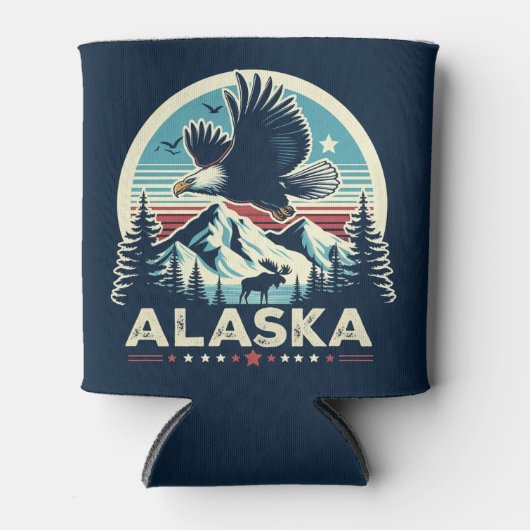 Retro Alaska Blikjeskoeler (Voorkant)