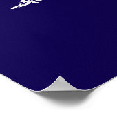 Retro Alaska Schilderachtig Silhouet Poster (Hoek)