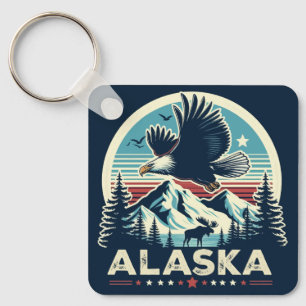 Retro Alaska Sleutelhanger
