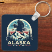 Retro Alaska Sleutelhanger (Achterkant)