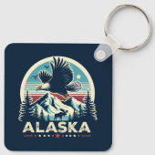 Retro Alaska Sleutelhanger (Achterkant)