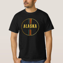 Retro Alaska state 70s groovy vibes stijl