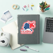 Retro Alaska State Sticker (iPad Cover)