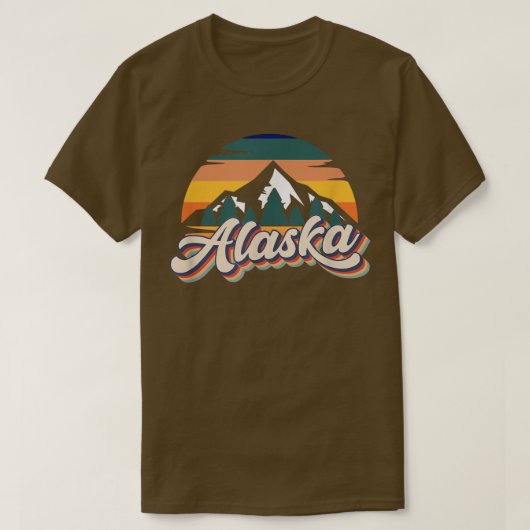 Retro  Alaska T-shirt (Design voorkant)