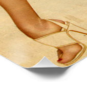  Retro Alberto Vargas Redhead Pin Up Girl Perfect Poster (Hoek)