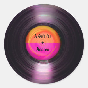 Retro Album Label