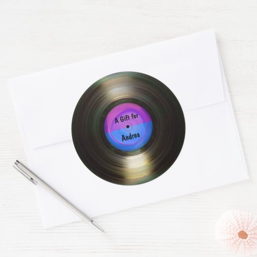 Retro Album Label (Envelop)