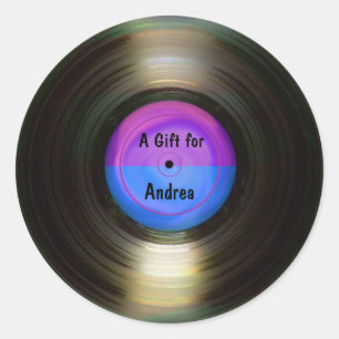 Retro Album Label