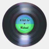 Retro Album Label (Voorkant)